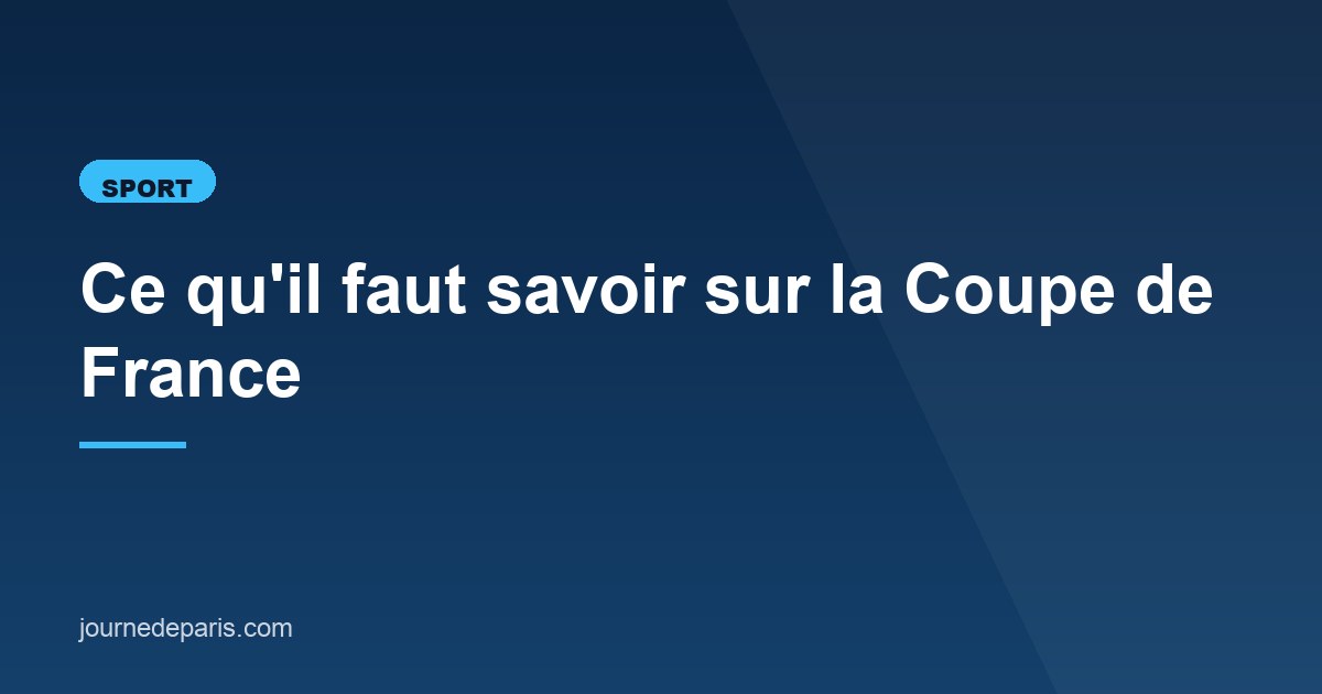 Illustration de l'article consacré à la Coupe de France