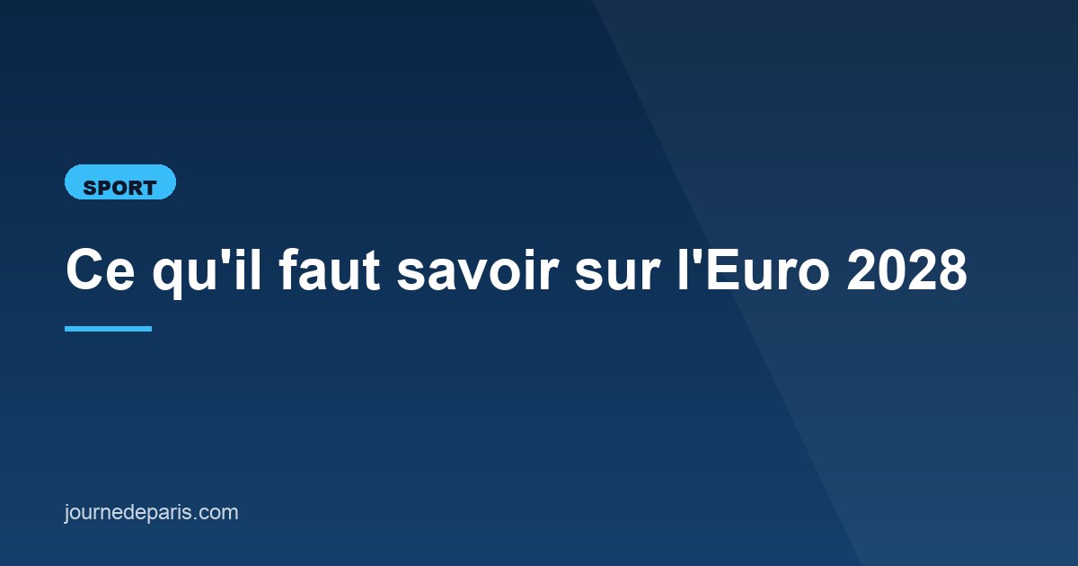 Illustration de l'article consacré à l'Euro 2028